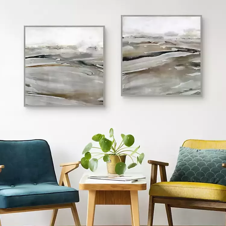 Windblown Sands Framed Canvas Art Prints, Set of 2>Kirklands Home Shop