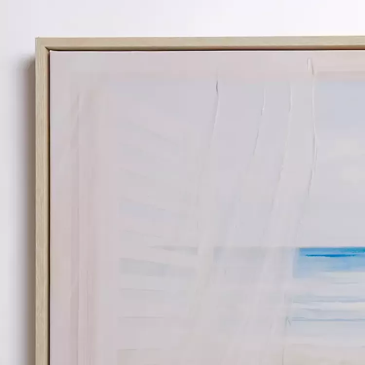 Window with a Beach View Framed Canvas Art Print>Kirklands Home Cheap