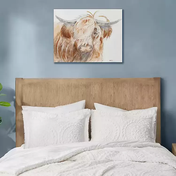 Windswept Highland Bull Canvas Art Print>Kirklands Home Shop