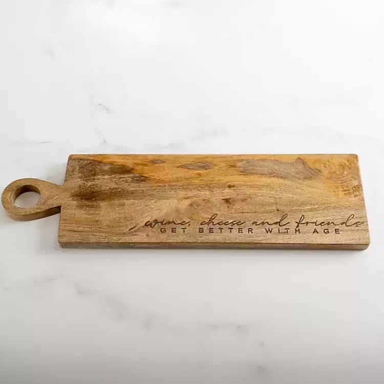 Wine, Cheese, and Friends Serving Board>Kirklands Home Outlet