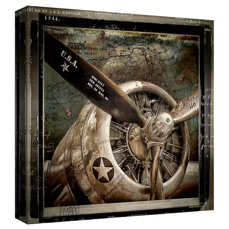 Wing and a Prayer Square Canvas Art Print>Kirklands Home Shop