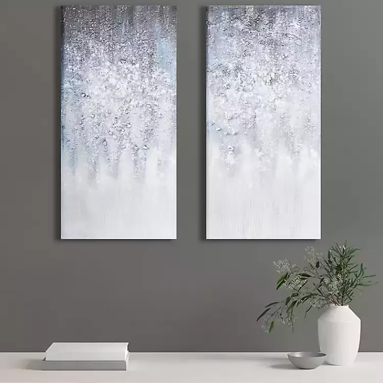 winter_glaze_canvas_art_prints_set_of__2.webp Winter Glaze Canvas Art Prints, Set of 2>Kirklands Home New