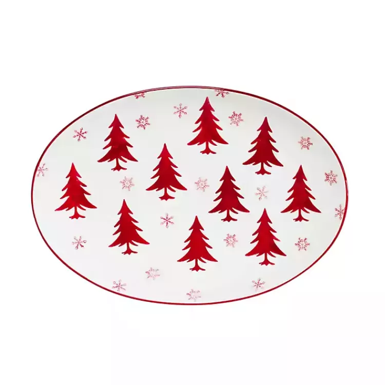 Winterfest Oval Serving Platter>Kirklands Home Discount