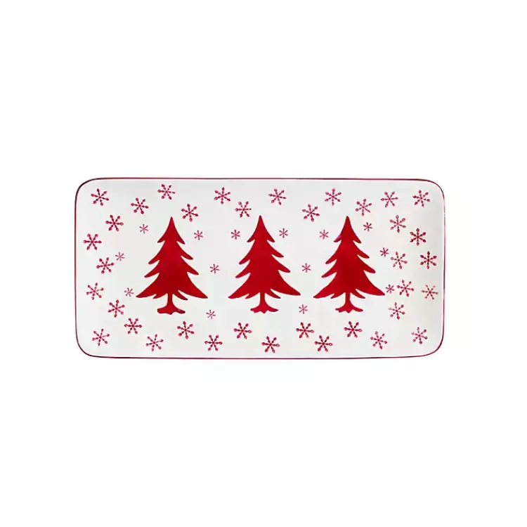 Winterfest Rectangular Serving Platter>Kirklands Home Best Sale