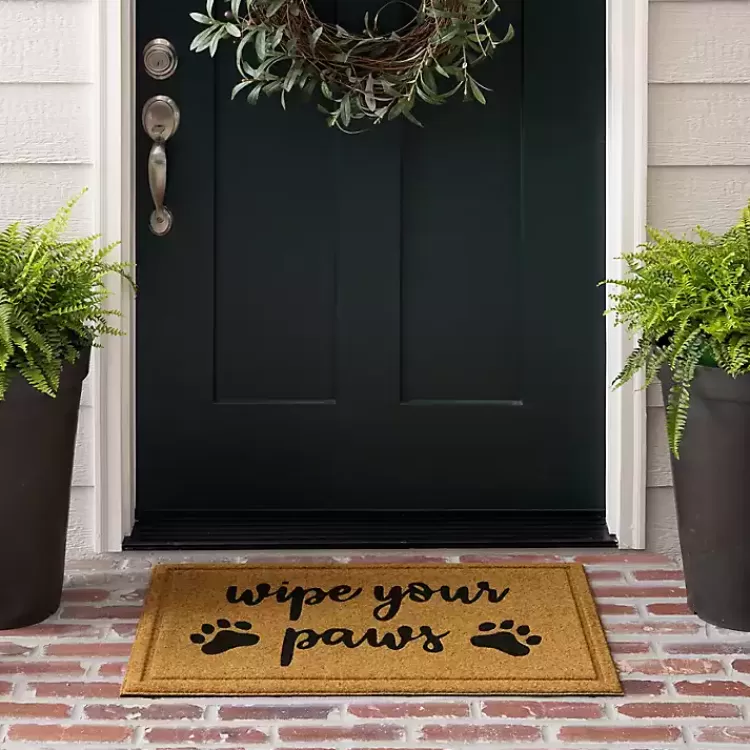 Wipe Your Paws Welcome Mat>Kirklands Home Outlet