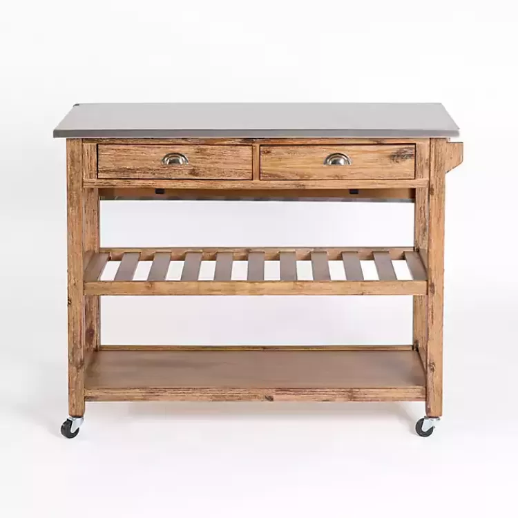 Wire Brush Sonoma Drop Leaf Kitchen Island>Kirklands Home Discount