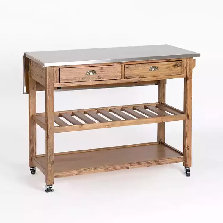 Wire Brush Sonoma Drop Leaf Kitchen Island>Kirklands Home Discount