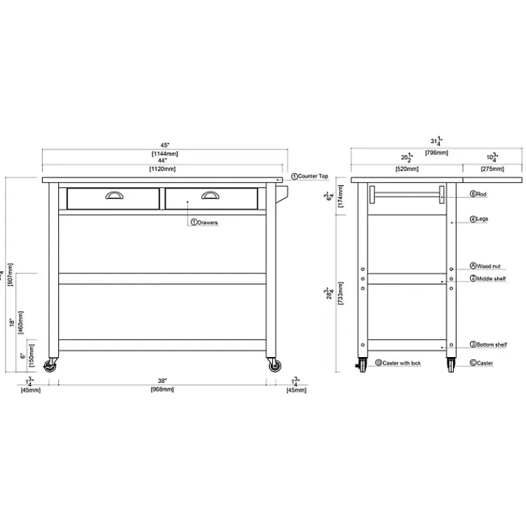 wire_brush_sonoma_drop_leaf_kitchen_island_7.webp Wire Brush Sonoma Drop Leaf Kitchen Island>Kirklands Home Discount
