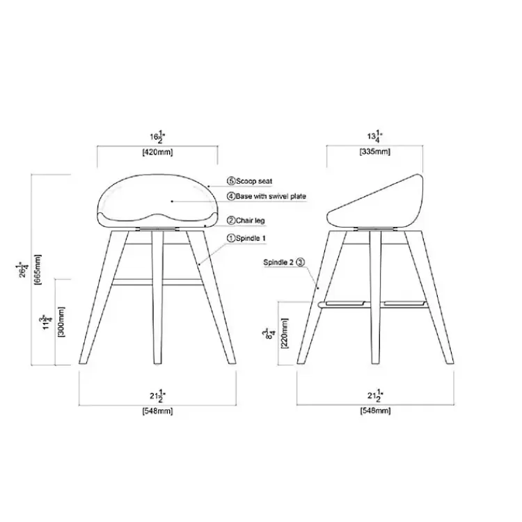 wirebrushed_barnwood_swivel_counter_stool_4.webp Wirebrushed Barnwood Swivel Counter Stool>Kirklands Home Shop