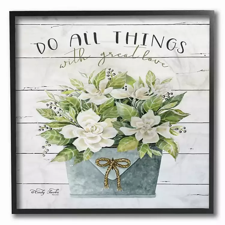With Great Love Framed Art Print>Kirklands Home Hot