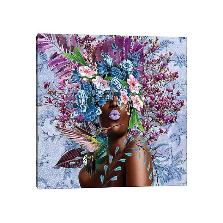 Woman in Bloom Purplicious Giclee Canvas Art Print>Kirklands Home Shop