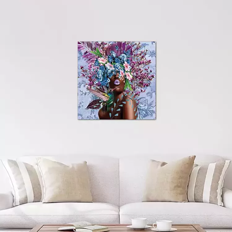 Woman in Bloom Purplicious Giclee Canvas Art Print>Kirklands Home Shop
