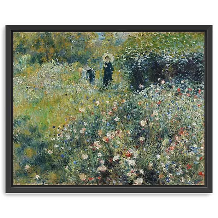 Woman with Parasol Garden Canvas Print, 22x18 in.>Kirklands Home Online