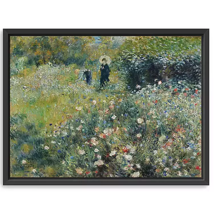 Woman with Parasol Garden Canvas Print, 42x32 in.>Kirklands Home Best Sale