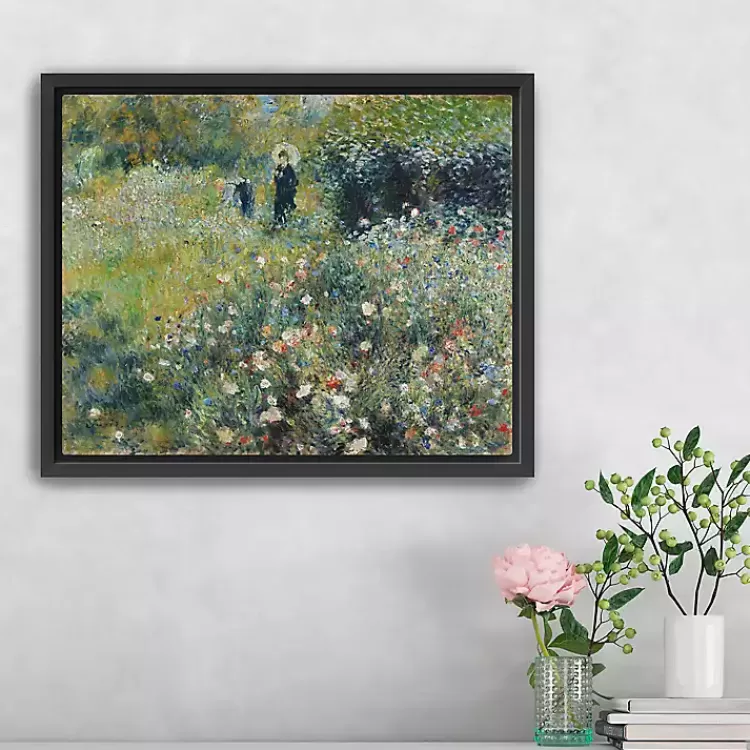 Woman with Parasol Garden Canvas Print, 22x18 in.>Kirklands Home Online