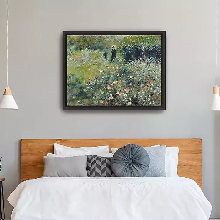 Woman with Parasol Garden Canvas Print, 42x32 in.>Kirklands Home Best Sale