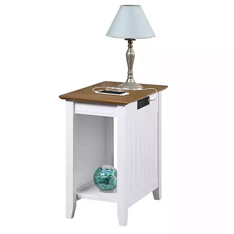 wood__white_twotone_charging_open_accent_table_2.webp Wood & Two-Tone Charging Open Accent Table>Kirklands Home Cheap
