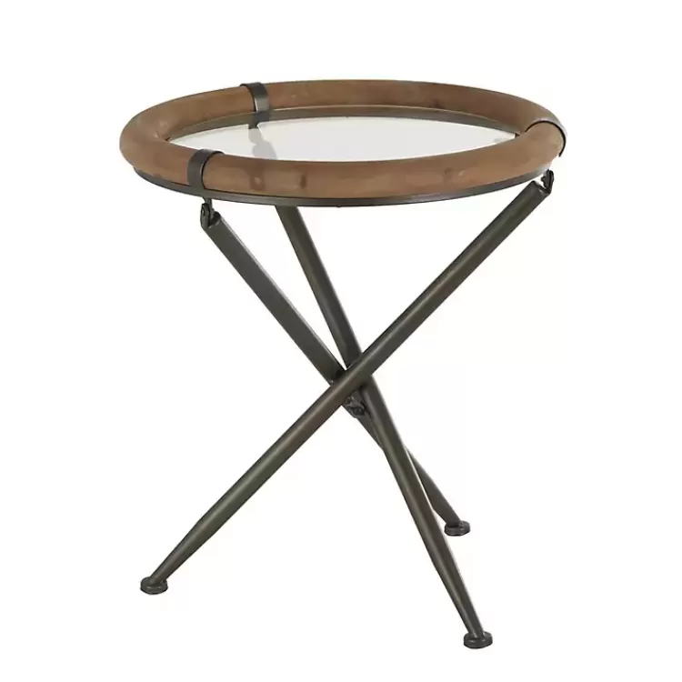 wood_and_glass_round_tripod_accent_table_2.webp Wood and Glass Round Tripod Accent Table>Kirklands Home Sale