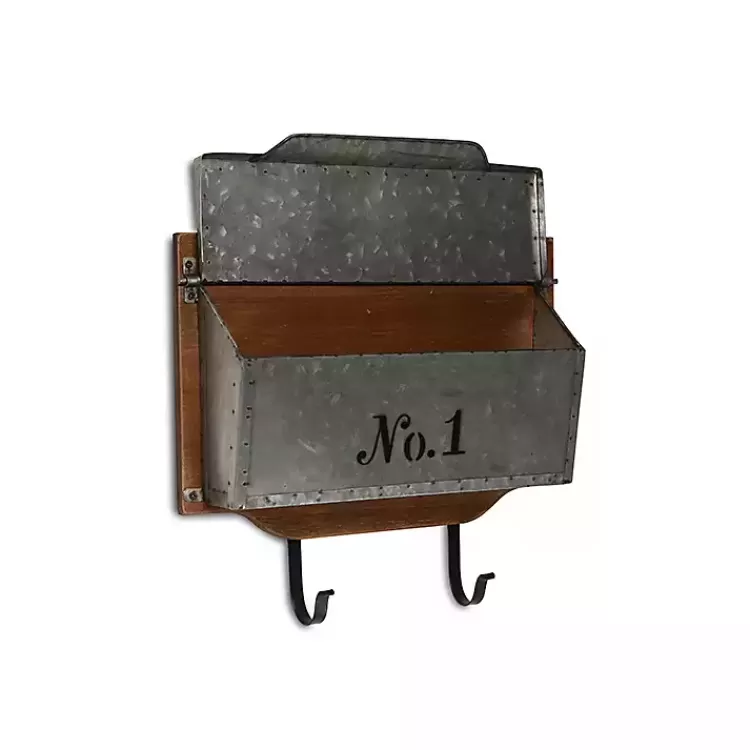 wood_and_metal_wall_storage_mail_box_with_hooks_2.webp Wood and Metal Wall Storage Mail Box with Hooks>Kirklands Home Hot