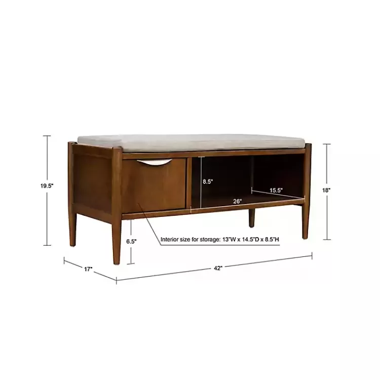 wood_arcadia_storage_bench_with_cushion_6.webp Wood Arcadia Storage Bench with Cushion>Kirklands Home Outlet