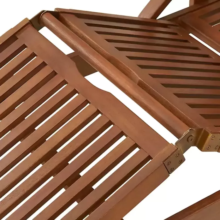 Wood 2-pc. Outdoor Lounge Chair with Leg Rest Set>Kirklands Home Cheap