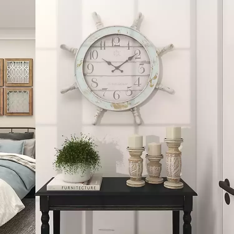 wood_ship_wheel_wall_clock_10.webp Wood Ship Wheel Wall Clock>Kirklands Home Cheap