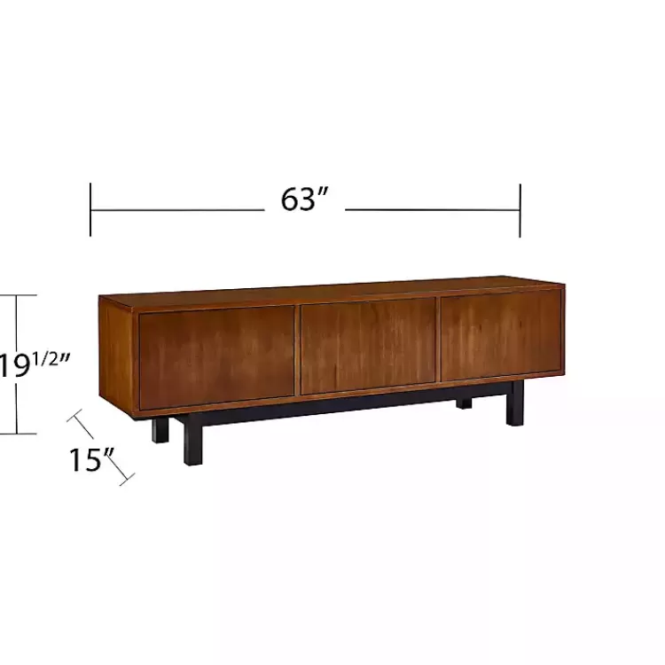 Wooden 3-Door Media Cabinet>Kirklands Home Discount