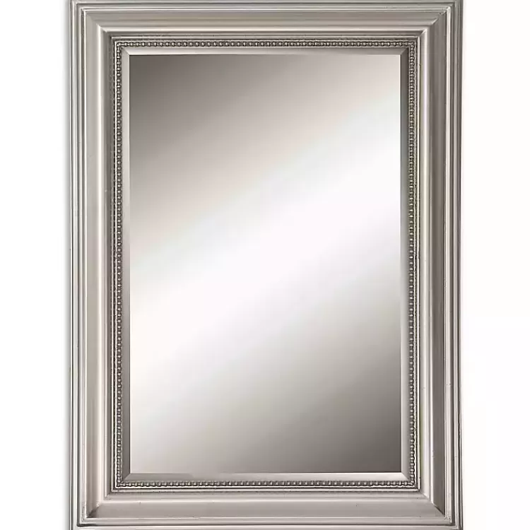 Wooden Silver Leaf Mirror>Kirklands Home Sale
