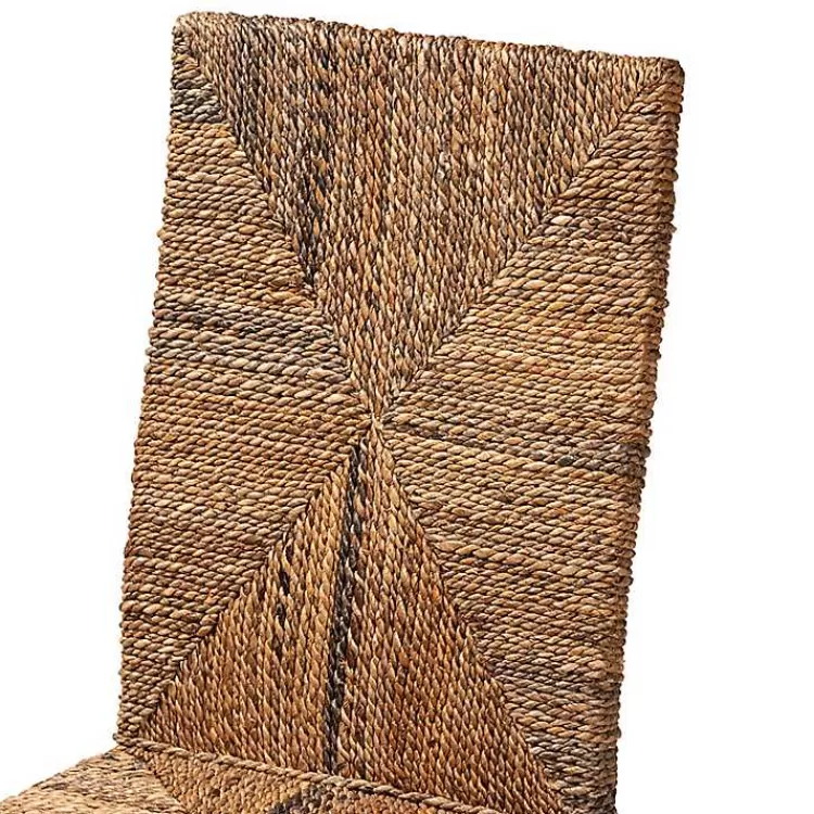 woven_banana_fiber_and_mahogany_dining_chair_4.webp Woven Banana Fiber and Mahogany Dining Chair>Kirklands Home Store