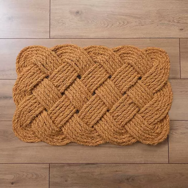 Woven Braided Coir Doormat>Kirklands Home Cheap