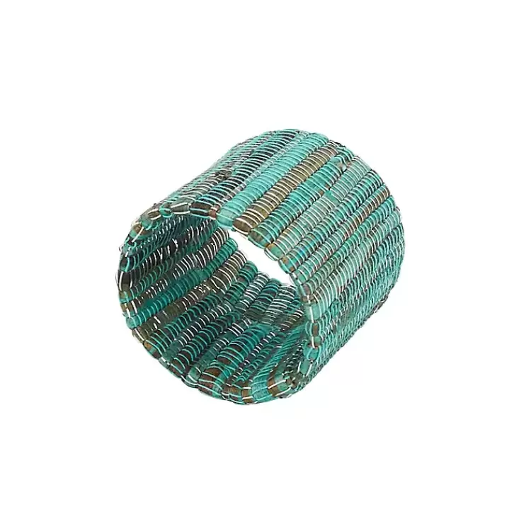 Woven Minty 4-pc. Napkin Ring Set>Kirklands Home Discount