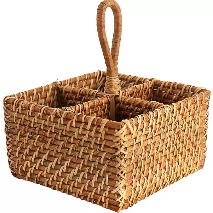 Woven Rattan Martha Stewart Flatware Caddy>Kirklands Home Cheap