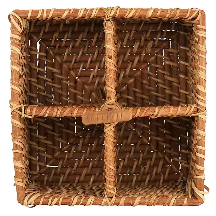 woven_rattan_martha_stewart_flatware_caddy_4.webp Woven Rattan Martha Stewart Flatware Caddy>Kirklands Home Cheap