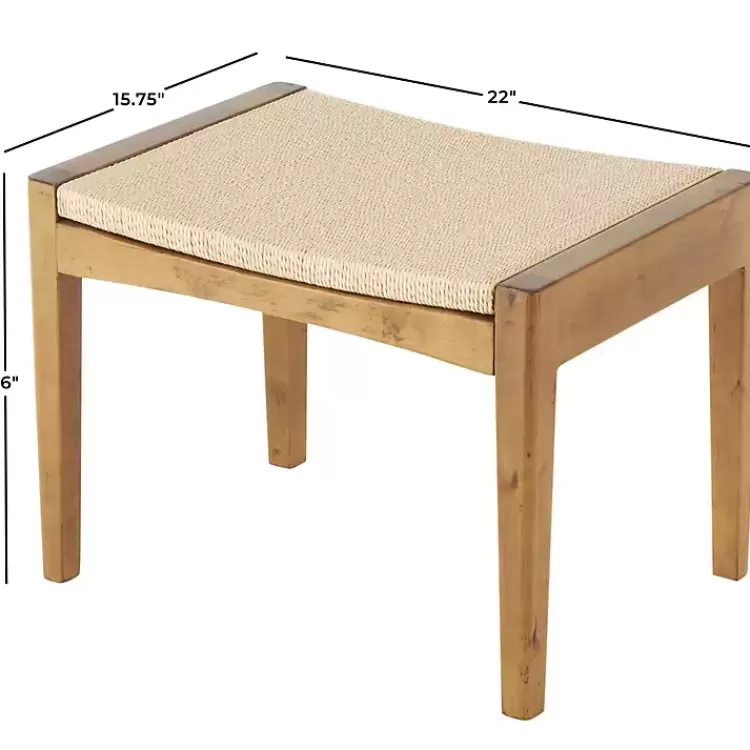 woven_rope_and_birch_wood_stool_ottoman_7.webp Woven Rope and Birch Wood Stool Ottoman>Kirklands Home Online