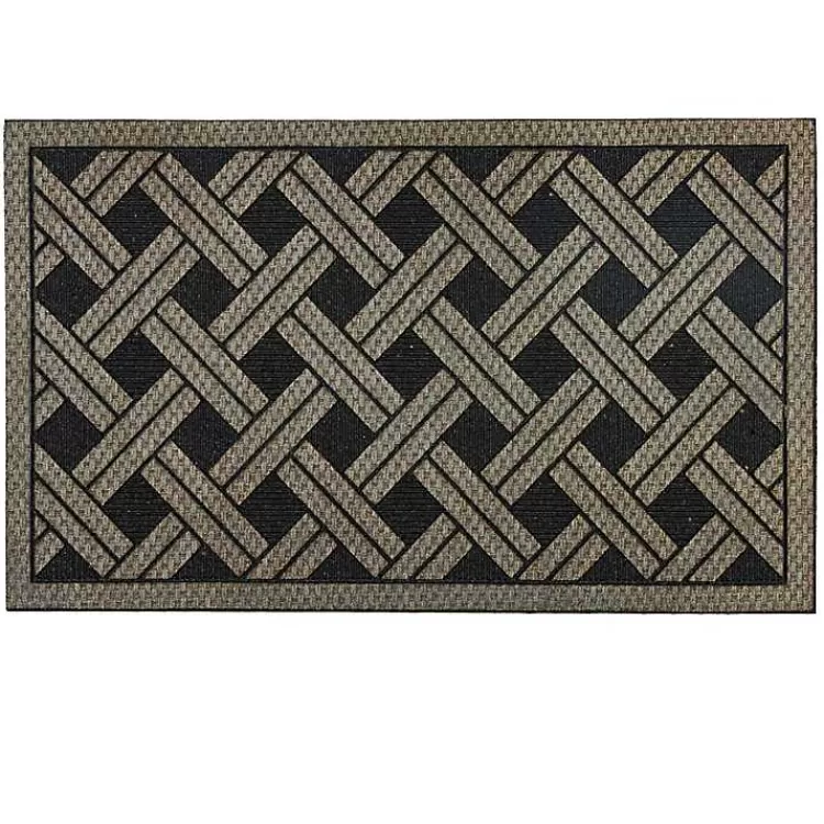 Woven Wicker Pattern Doormat>Kirklands Home Cheap