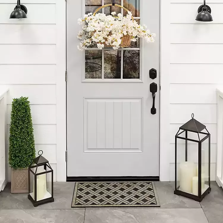 Woven Wicker Pattern Doormat>Kirklands Home Cheap