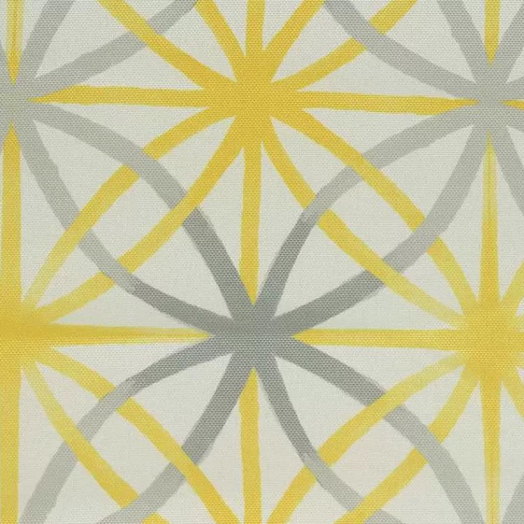 yellow__gray_geometric_flowers_outdoor_pillow_2.webp Yellow & Gray Geometric Flowers Outdoor Pillow>Kirklands Home Online