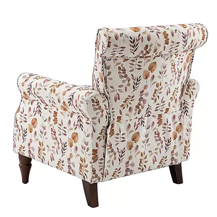 yellow_and_orange_leaf_upholstered_accent_chair_3.webp Yellow and Orange Leaf Upholstered Accent Chair>Kirklands Home Best