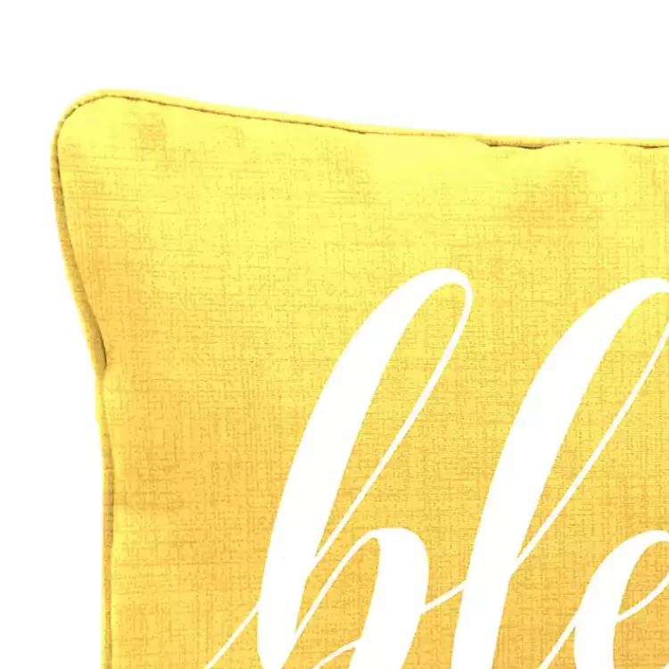 yellow_blessed_outdoor_lumbar_pillow_4.webp Yellow Blessed Outdoor Lumbar Pillow>Kirklands Home New