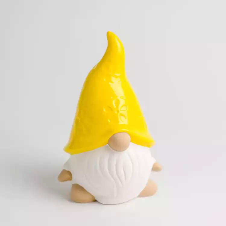 Yellow Gnome Outdoor Statue>Kirklands Home Best Sale