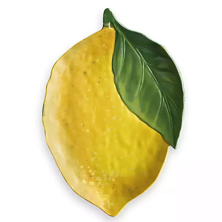 Lemon Melamine Serving Platter>Kirklands Home Store