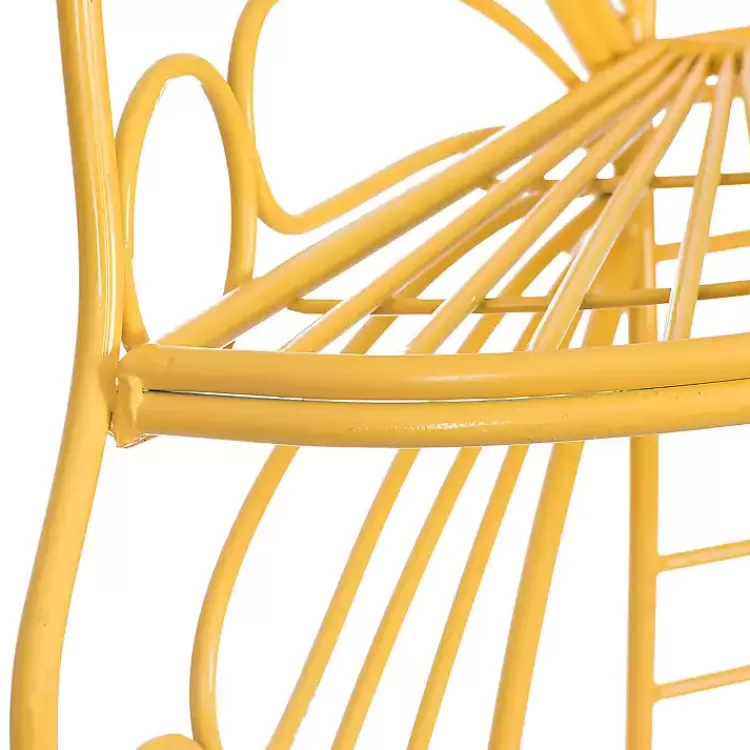 yellow_metal_butterfly_garden_chair_2.webp Metal Butterfly Garden Chair>Kirklands Home Cheap