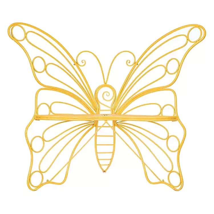 yellow_metal_butterfly_garden_chair_3.webp Metal Butterfly Garden Chair>Kirklands Home Cheap