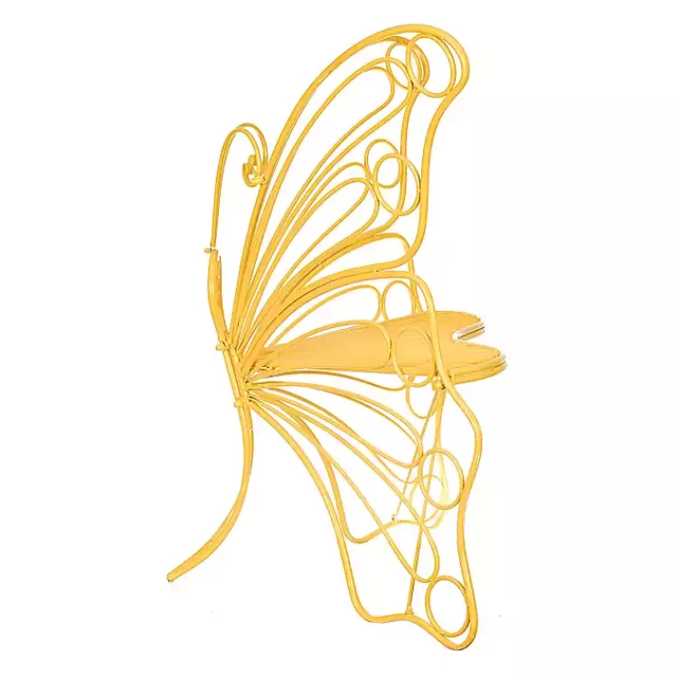 yellow_metal_butterfly_garden_chair_4.webp Metal Butterfly Garden Chair>Kirklands Home Cheap