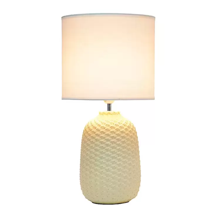 Purled Ceramic Table Lamp>Kirklands Home New