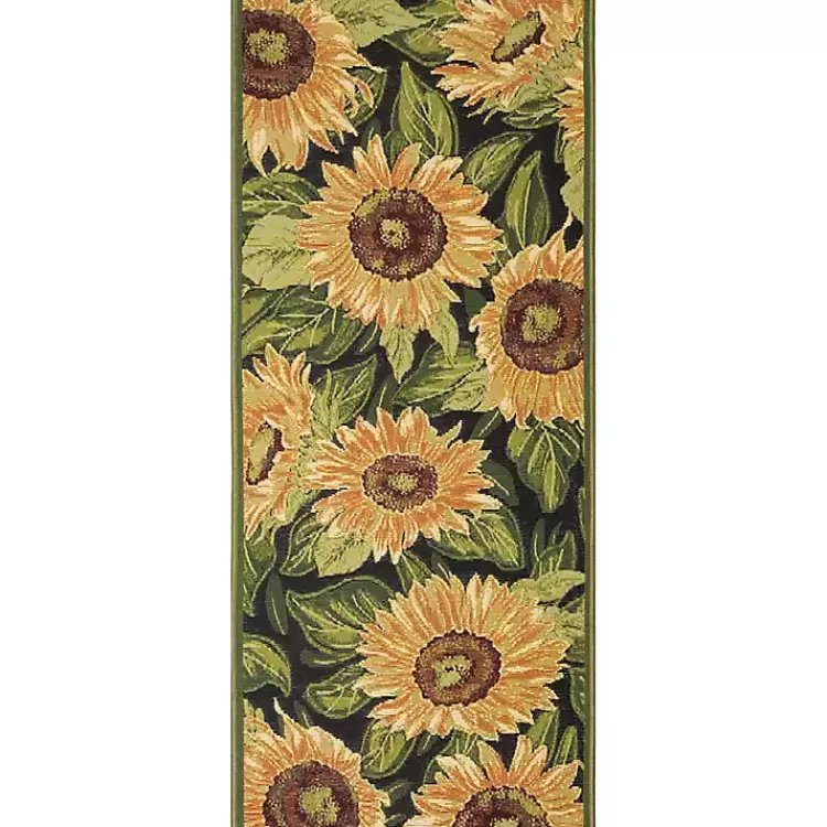 Yellow Sunflower Indoor/Outdoor Runner, 1x4>Kirklands Home Store