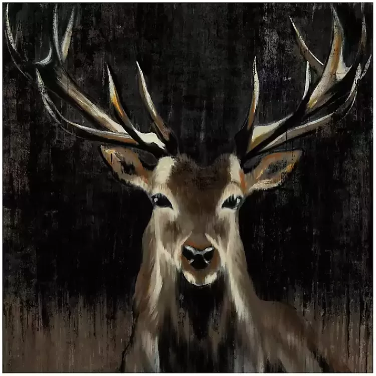 Young Buck Giclee Canvas Art Print, 30x30 in.>Kirklands Home Best Sale