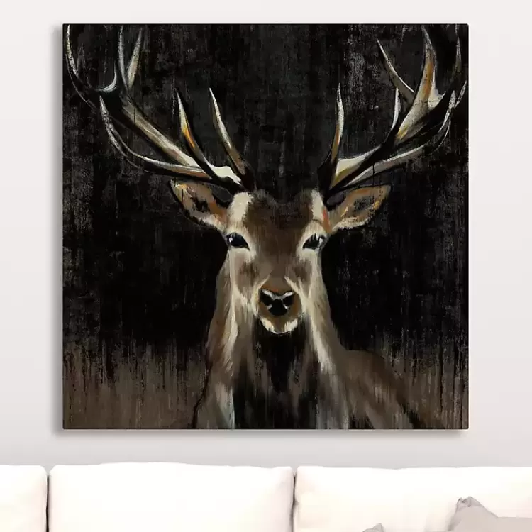 Young Buck Giclee Canvas Art Print, 30x30 in.>Kirklands Home Best Sale