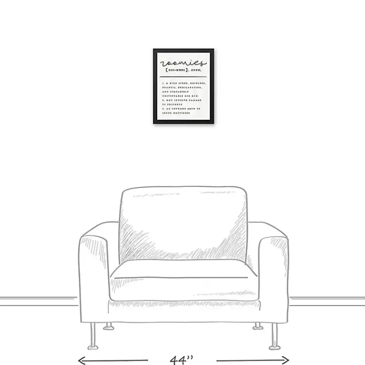 zoomies_framed_canvas_art_print_x_in_3.webp Zoomies Framed Canvas Art Print, 12x15 in.>Kirklands Home Shop
